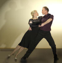 Marit Krogeide, Christer Tornell in "Twisted" Photo Peter Lodwick